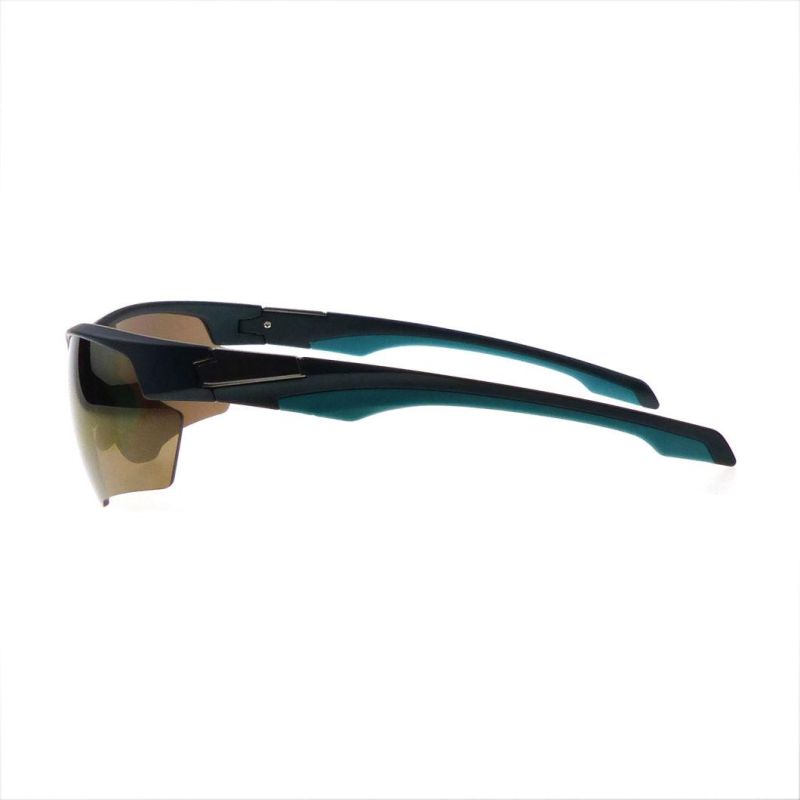 2021 High Quality Adjustable Nose Pad Double Injection Sunglasses for Sports