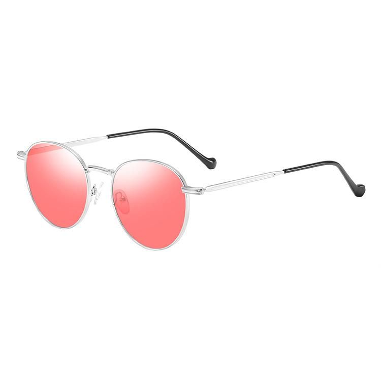 2019 Fashionable Round Shape Metal Sunglasses for Ready Made Goods