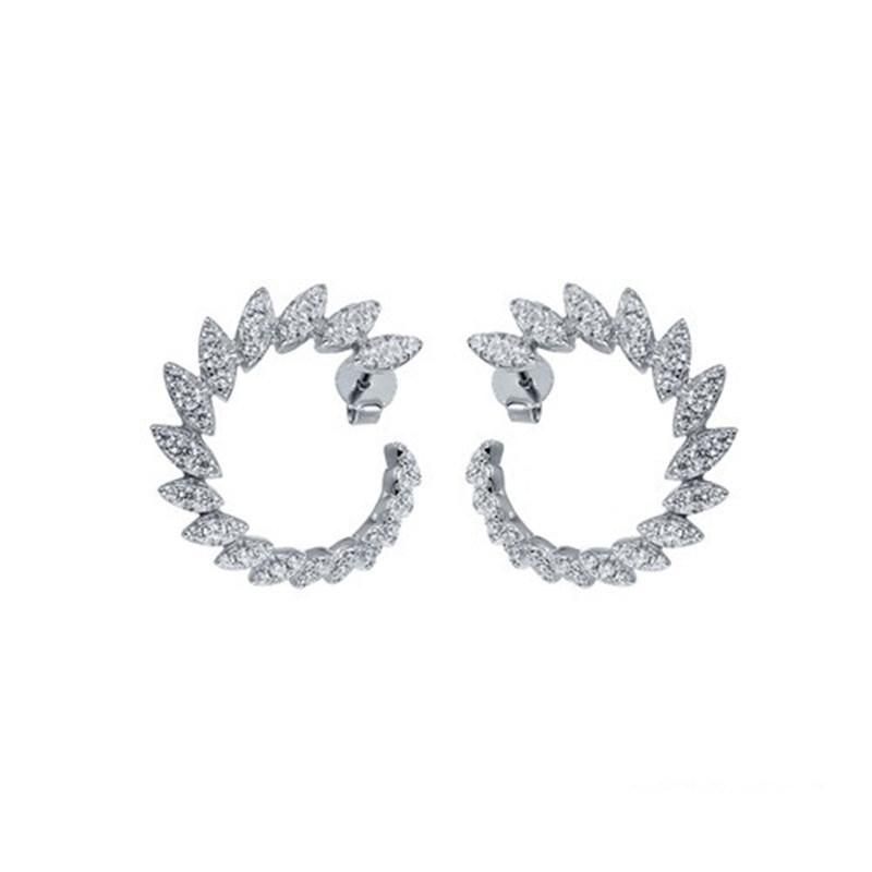 925 Silver Party Fashion CZ Earring for Women