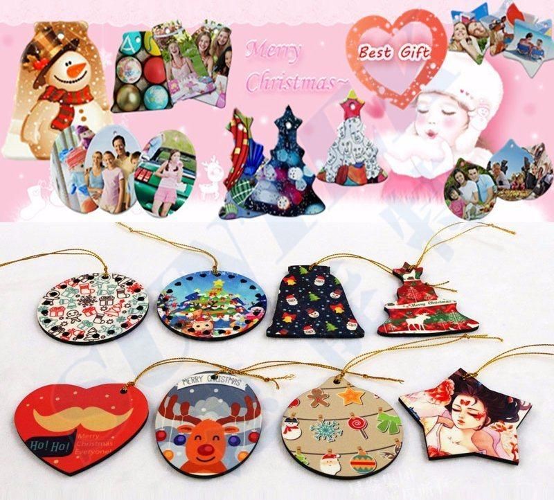 6cm Sublimation Christmas Ball Plastic Ornament