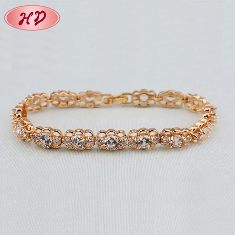 Fashion Style 14K 18K Gold Imitation Jewelry Bracelet for Girls