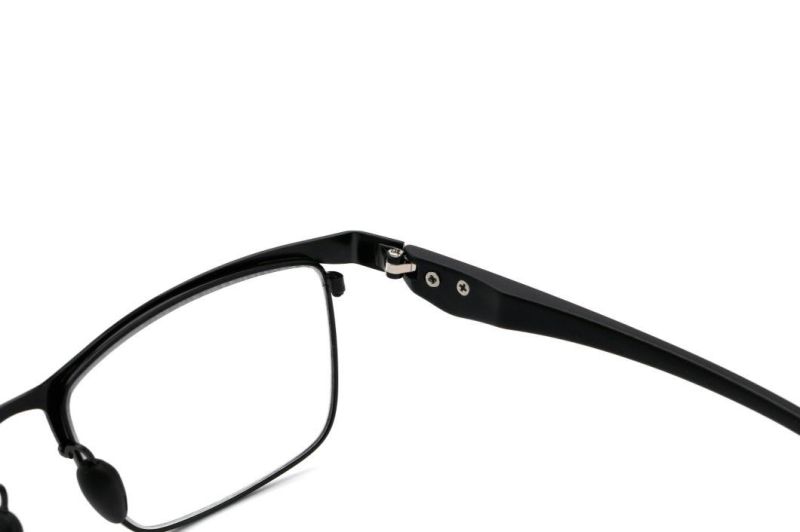 Anti Blue Metal Square Shape Reading Glasses
