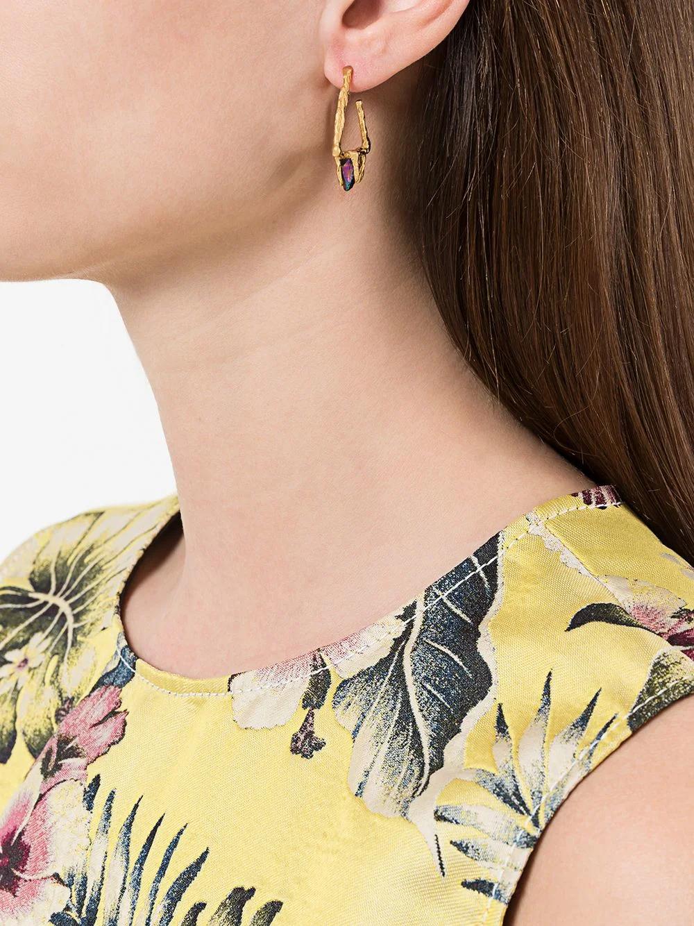 Fashion Personality Triangle Metal Earrings Jewelry