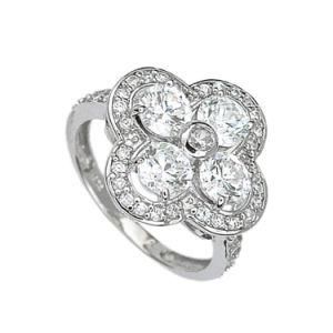 Hot Design Fantastic Solid Sterling Silver Sunflower Lady Ring