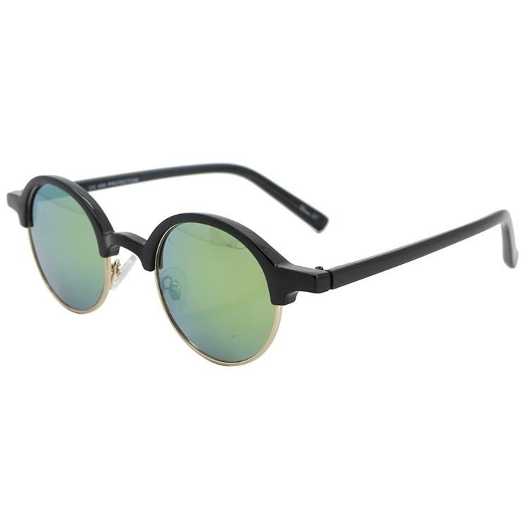 2019 Tiny Vintage Round Black Fashion Sunglasses