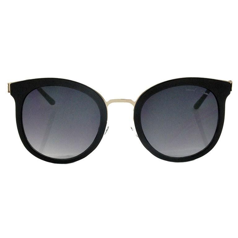 2017 Round Cat Eye Fashion Sunglasses with Metal Mixture
