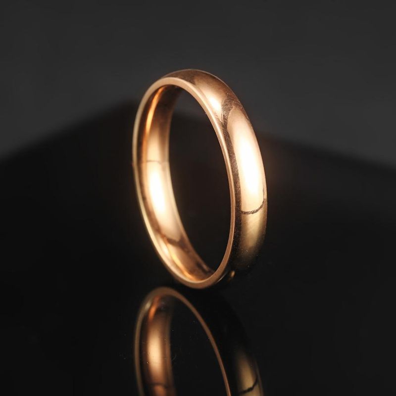 Stylish Individual Woman Rings Luxury Jewelry Plating 18K Gold Jewelry Women Stainless Steel Rings