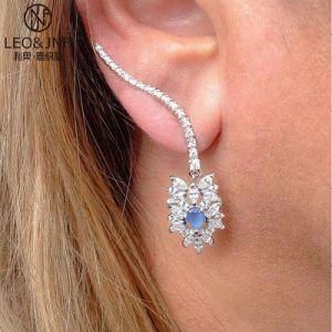 Wholesale 2019 New Jewelry Fashion Earrings Crystal 925 Sterling Silver or Brass Jewelry for Women