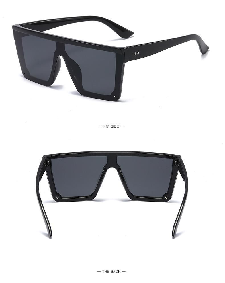 2020 New Fashion Big Frame Sunglasses Spot One-Piece Sunglasses