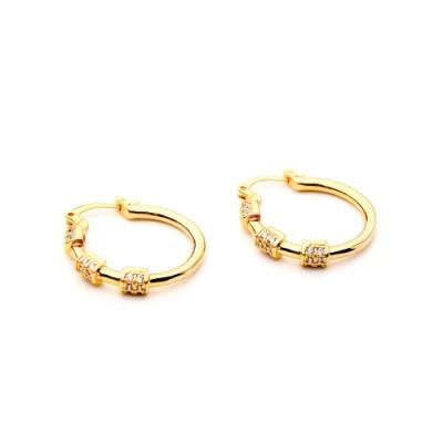 Hot Sale Fashion 100%Copper Ear Simple Style Round Earrings