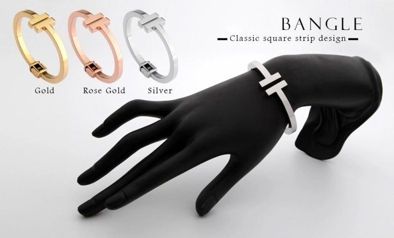 Adjustable Herringbone Flat Chain Stainless Steel Bracelet