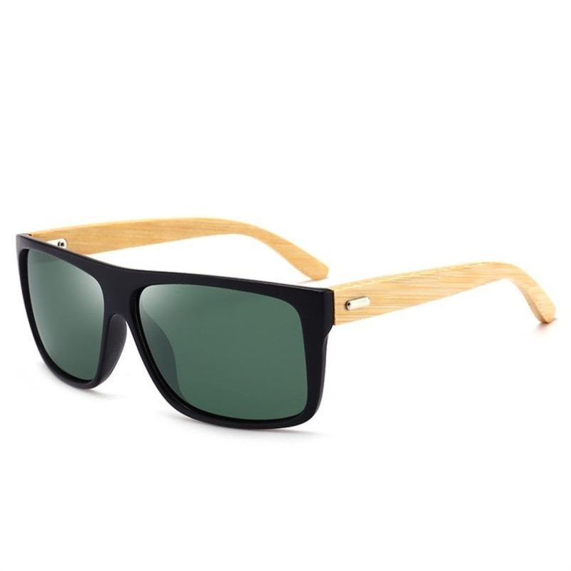 European and American New Fashion Sunglasses Men′s Classic Sunglasses Bamboo Glasses Wholesale Sg3003