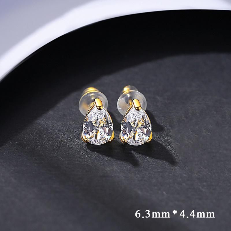 Fashion Silver Alloy Earrings with Pearl Crystal for Women