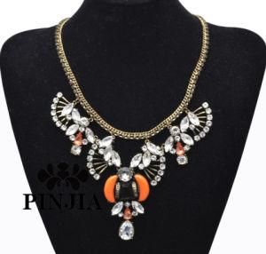 Gold Chain Costume Crystal Fashion Stone Necklace