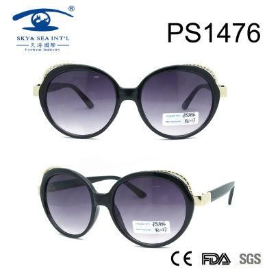 Big Round Frame Woman Style PC Sunglasses (PS1476)