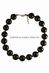 Fashion Jewelry Black Necklaces (QX0005)