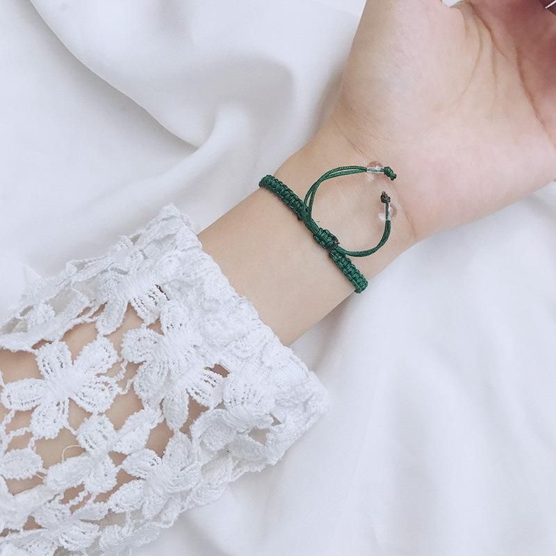 Hand Woven Bracelet Natural Ghost Crystal Treasure Basin Bracelet