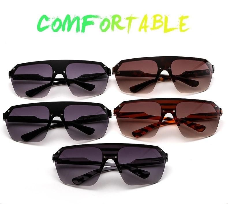 Hot Selling T-Shaped Retro Big Frame Sunglasses