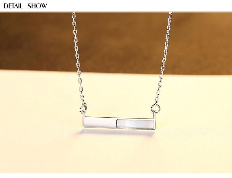 Sliver Charm Chain Jewelry Pendant Necklace for Women