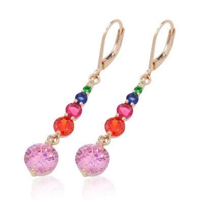 Korean Jewelry Fashion Design Aretes Gold-Plated Earrings