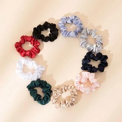 Fashion Silk Like Headband 2022 Women Fashion Scrunchie