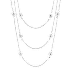 18k High End White Diamond Necklace (BLN3)
