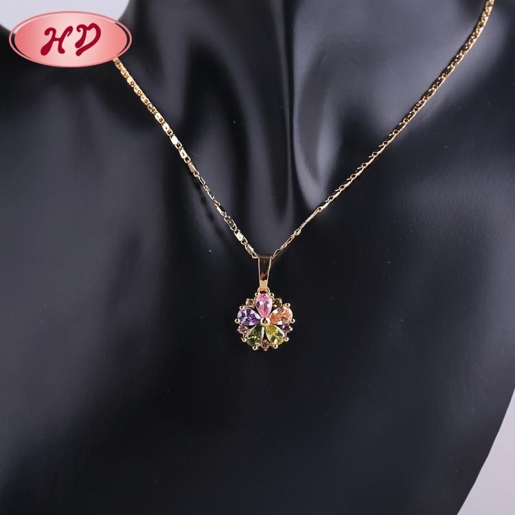 Wholesale Popular 18K 14K Gold Plated Necklace Earrings Jewelry Set