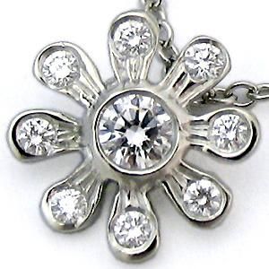 316L Stainless Steel Flower Pendant (PX8667)