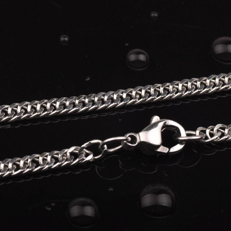 Wholesale Imitation Stainless Steel Gold/ Rose Gold/ Silver Nk Miami Bracelet Jewelry for Woman Men Hip Hop Cuban Chain Necklace Fashion Jewelry