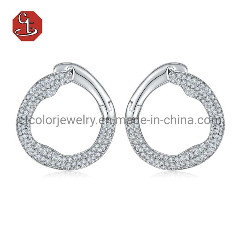 Fashion Jewelry Rectangle AAA Cubic Zircon Eardrop Earring