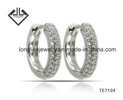 925 Silver jewelry Sterling Silver Huggie Earring New Fashion Jewelry