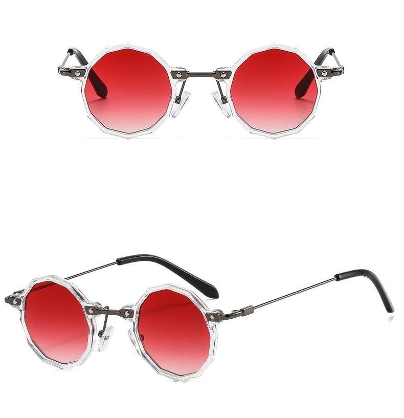 2022 Punk Designer Sunglasses Metal Combination Samll Sunglasses