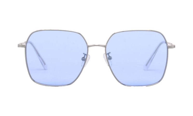 Fashion Polarized Man Metal Cheap Hot Sell Light Blue Lens Sunglasses