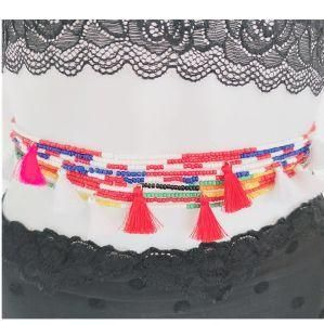 2021 New European and American Colorful Tassel Hand-Woven Tassel Body Chain Sexy Waist Beads