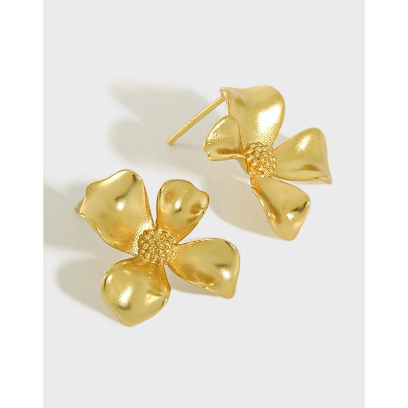 Fashion New Simple Flower Earrings Jewelry