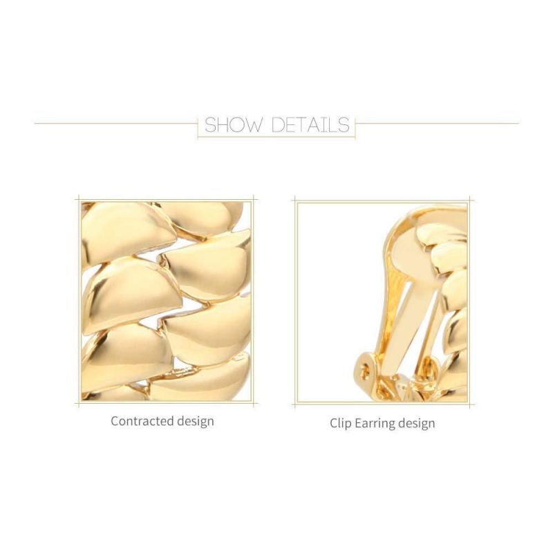 18 Years Professional Jewelry Factory Sculptural Textured Earrings for Women Party Gold Color Trendy Unique Dangle Earrings