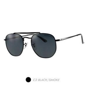 Metal New Fashion Sunglasses, Brand Replicas Aviators Frame M6021-02