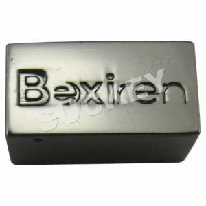 Metal Label in Square Shaped with Engraved Logo ((HT0723)