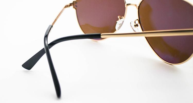 New Flat Top Metal Frame Ready Polarized Toad Men Sunglasses
