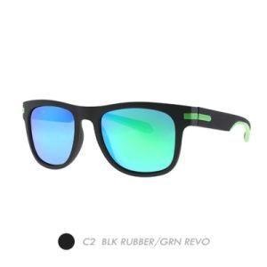 PC Polarized Sports Sunglasses, Plastic Square Frame Sp9005-02
