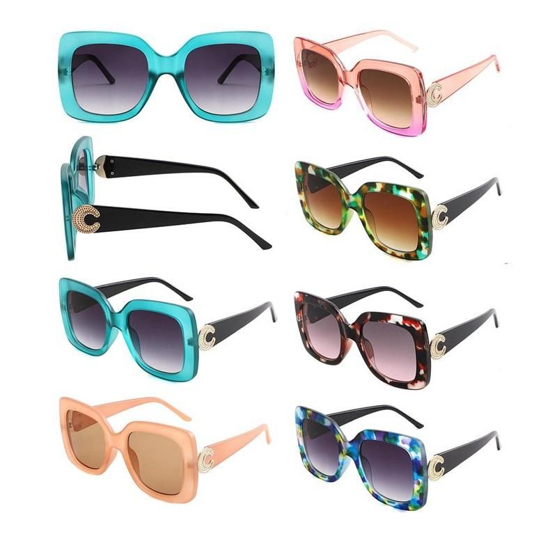 Custom Logo Colorful Wood Polaroid Lenses Sunglasses for Men Women Square Bamboo Sun Glasses