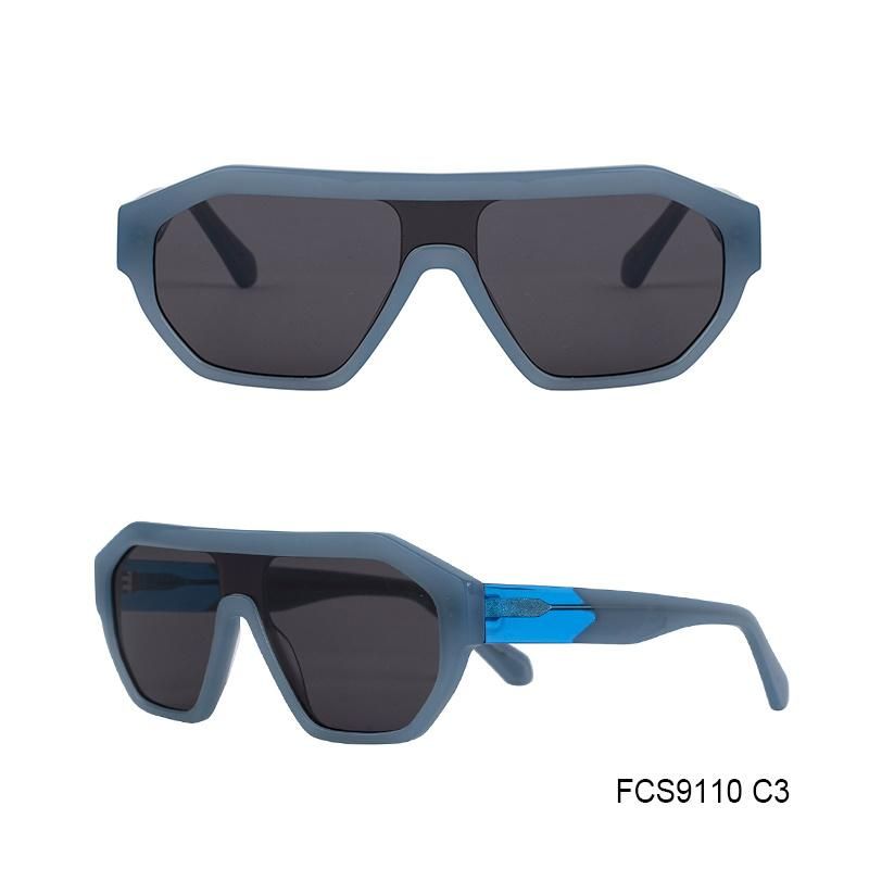 Eco Friendly Acetate with Nice Quality Hand-Make Sunglasses for Lady