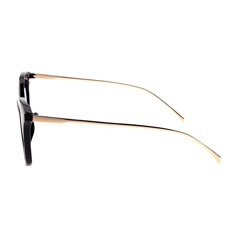 Cat Eye Design PC Frame with Metal Temple Sunglass