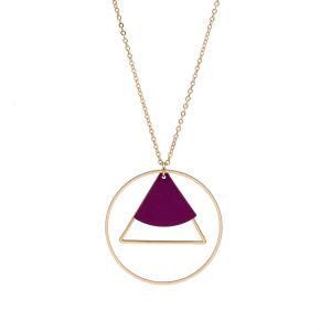 New Design Simple Long Thin Chain Fashion Jewelry Women Pendant Necklace