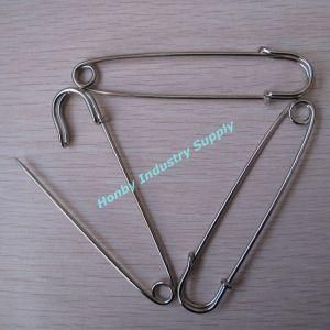 Giant 102mm Silver Fine Steel Garment Brooch Kilt Safety Pin