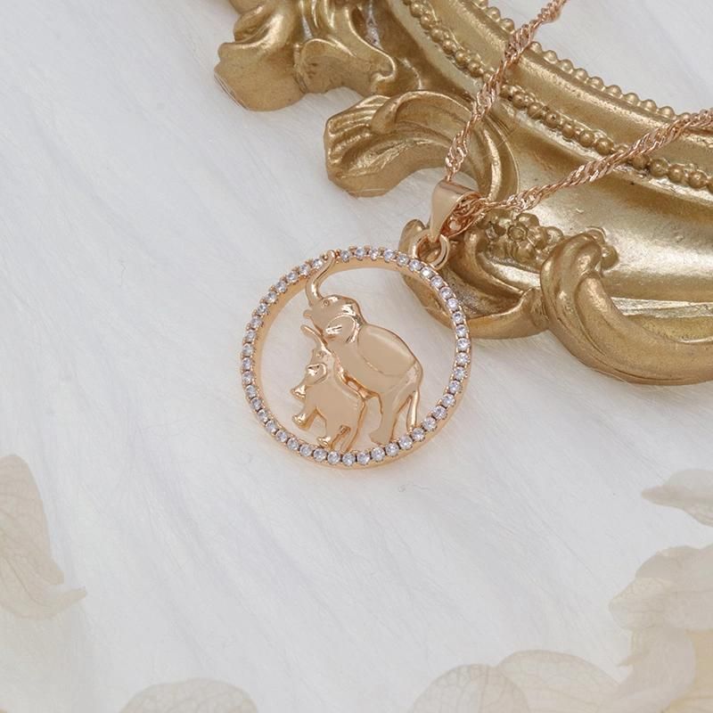 Wholesale Girl Party Elephant Pendant Fashion Jewelry Necklace