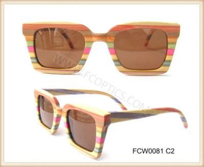 Man Women Real Wooden Eyeglasses Sunglasses