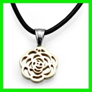 2012 Flower Stainless Steel Pendant Jewelry (TPSP1026)