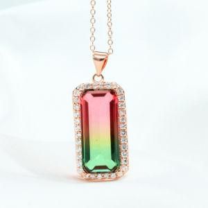 Wholesale Fashion Accessories Necklace Pendant with Glass Crystal Stones