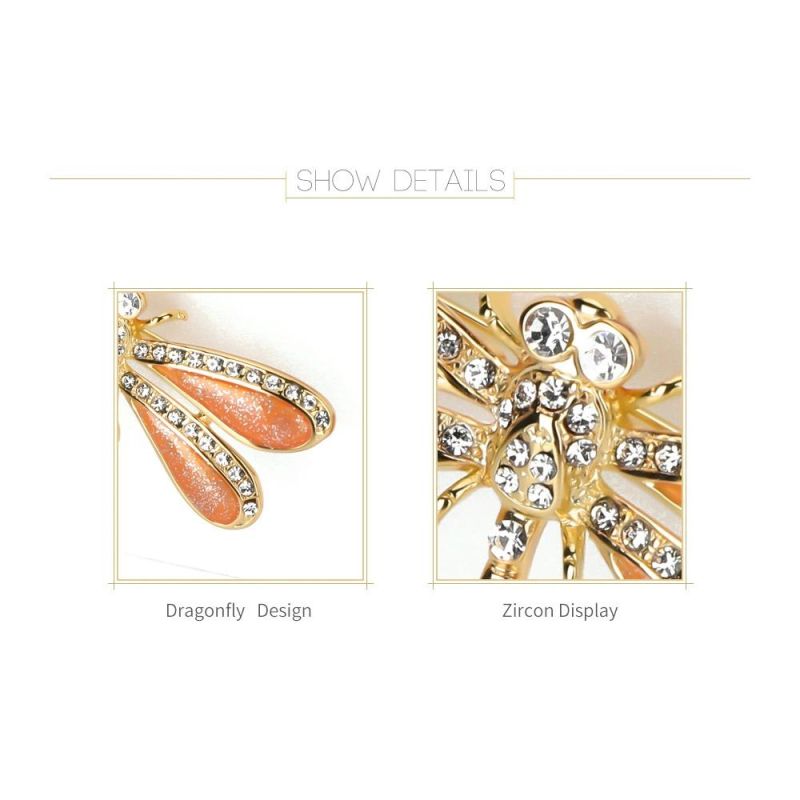 Cute Fashion Cartoon Dragonfly Design Lapel Pin